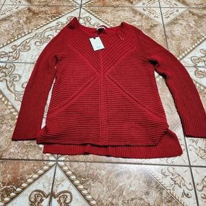 Dana Buchman mixed stitch sweater